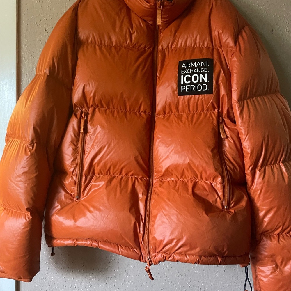 Armani Exchange icon puffer jacket